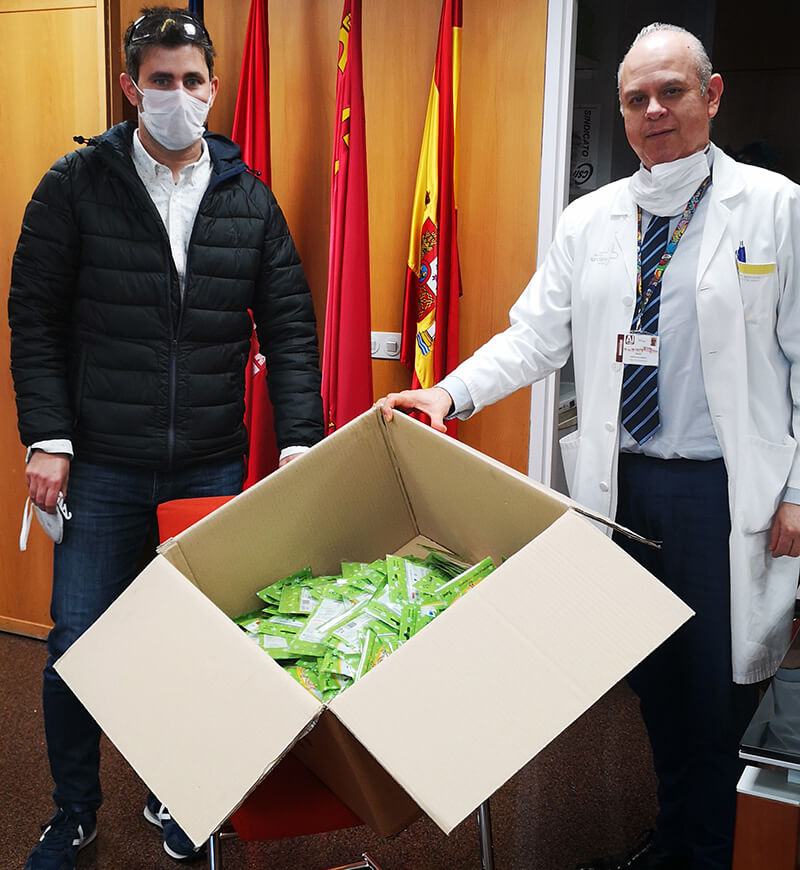 donacion-mascarillas-arrixaca Donacion mascarillas coronavirus Nosk